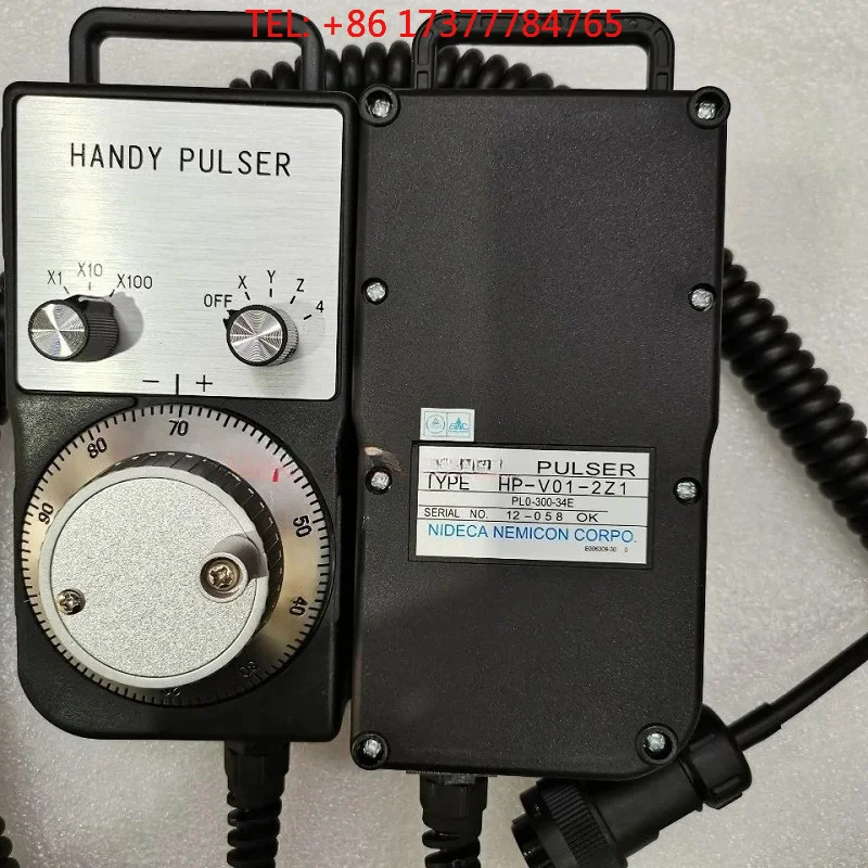 Numerical control drilling and hine handwheel -V 01-2 Z 1 PL 0-300-34 E drilling and milling hine electronics