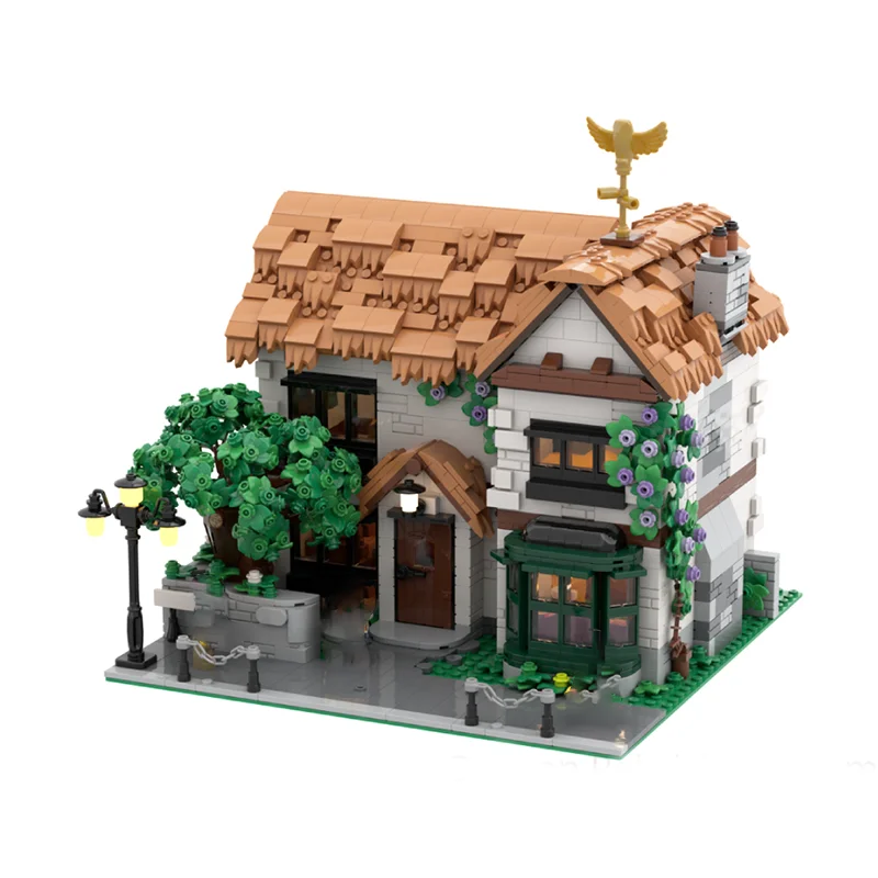 

2494pcs MOC Bed Breakfast Modular Streetscape Model Building Blocks Christmas Gift Architecture Toys Creative Idea Education