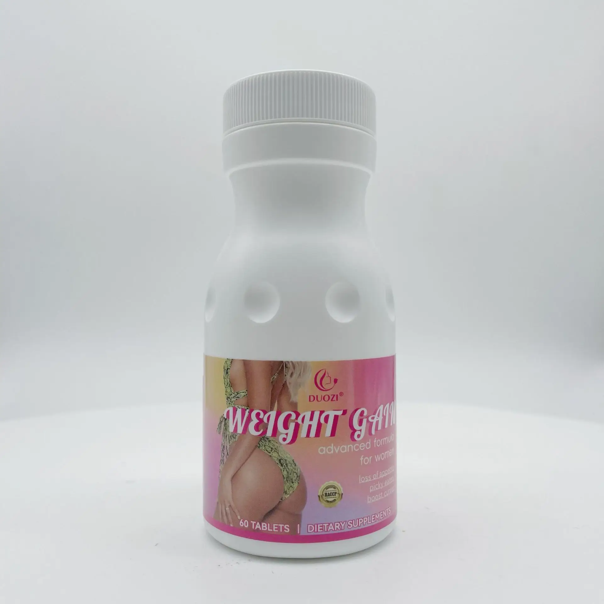 أقراص كسب الوزن للسيدات تعزز صحة الجسم والمكملات الغذائية لتعزيز تركيب العضلات والتغذية المتوازنة