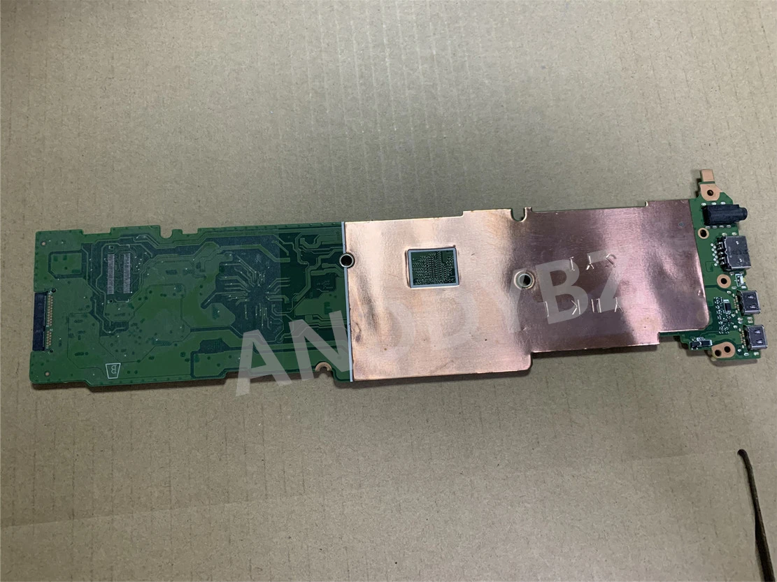 Original DA0Y0KMBAE0 For HP Chromebook 13 G1 LAPTOP MOTHERBOARD WITH SR2EG CPU AND RAM Tested Good Free Shipping