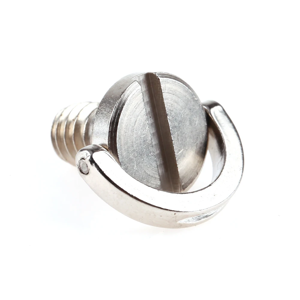 Переходник с D-образным кольцом 1/4, винтовой переходник с быстроразъемной пластиной для DSLR SLR, штатива, монопода, камеры