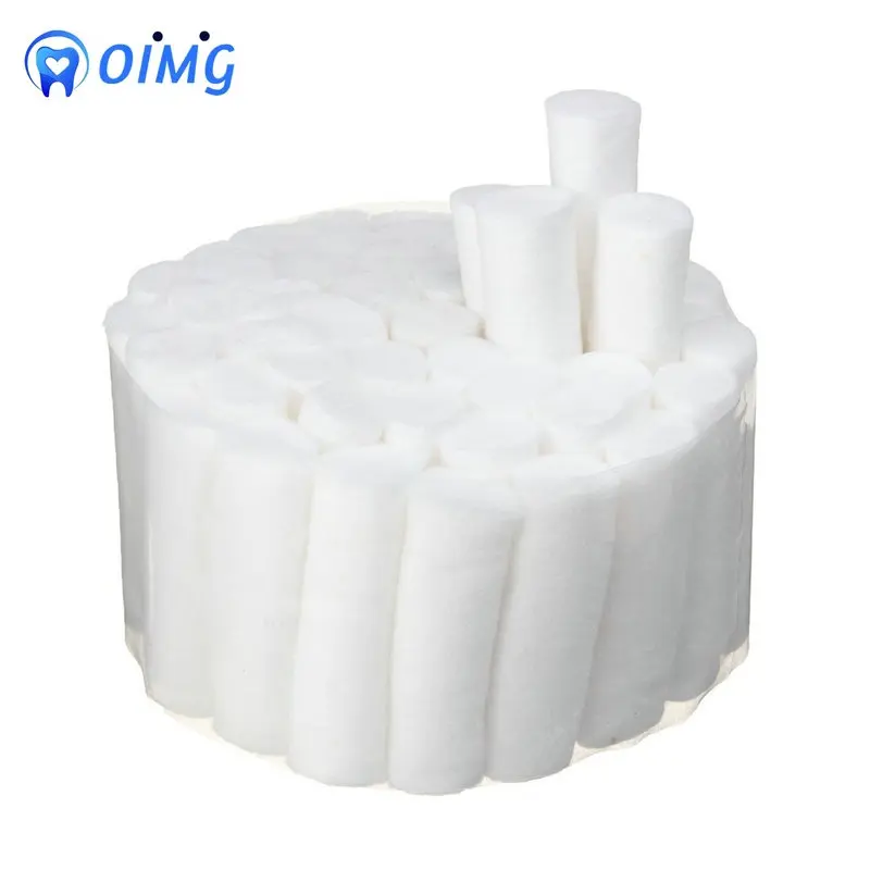 200Pcs Dental Cotton Roll Surgical Cotton Rolls 100% Cotton High Absorbent Dentist Material Teeth Whitening Product Dentistry