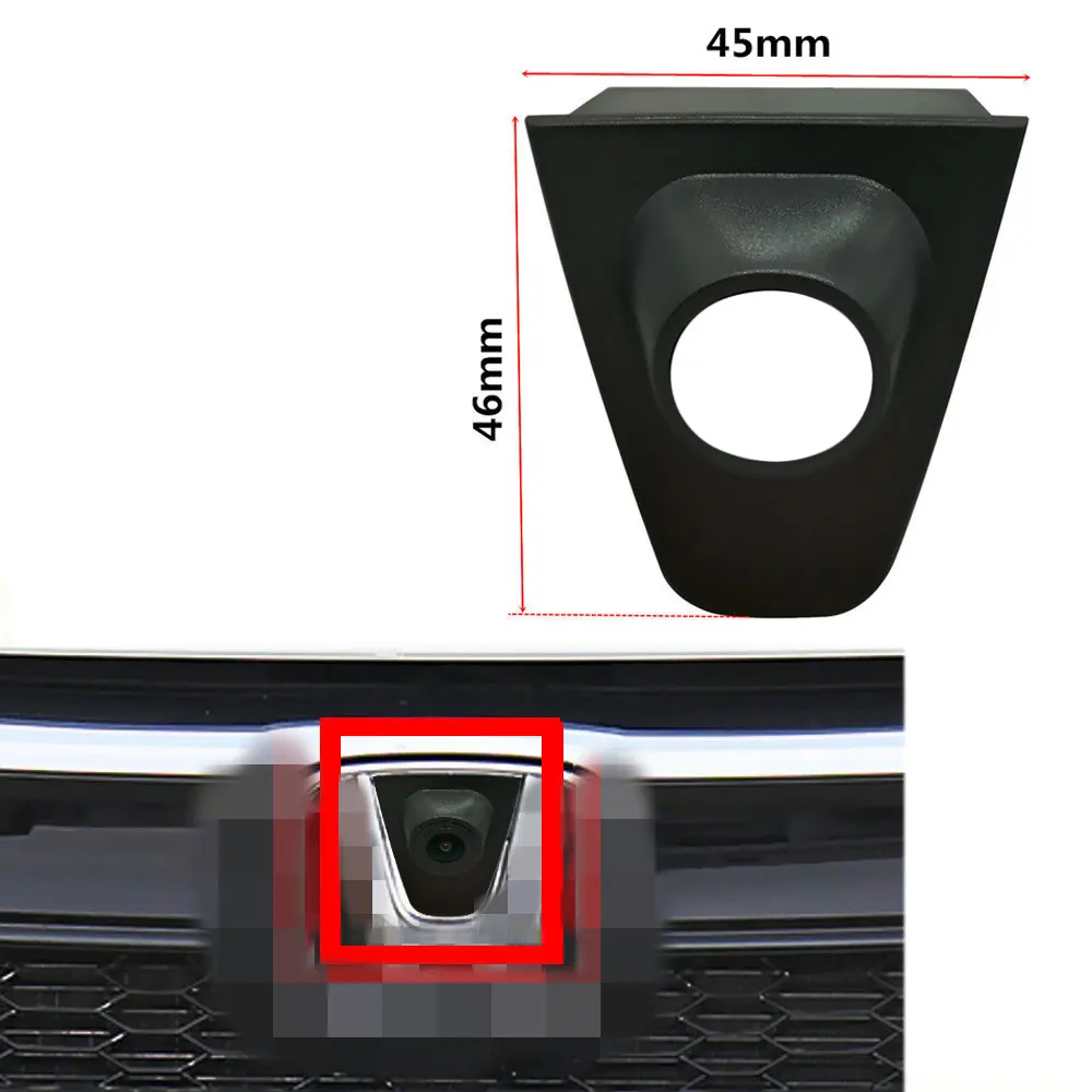 Car Front Positive Logo Camera Bracket Frame For Honda CRV Accord Fit City Civic Odyssey Spirior Vezel HR-V U-RV X-RV Jade