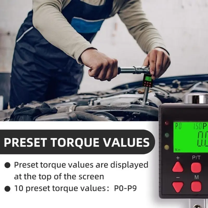 

G88B Adjustable Electronic Torquemeter with Clear Display for Professional Use