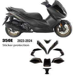 For ZONTES 350E 350 E Motorcycle Fuel Tank Protection Sticker Decal 350E Body Scratch Proof Decoration 3D Sticker Accessories