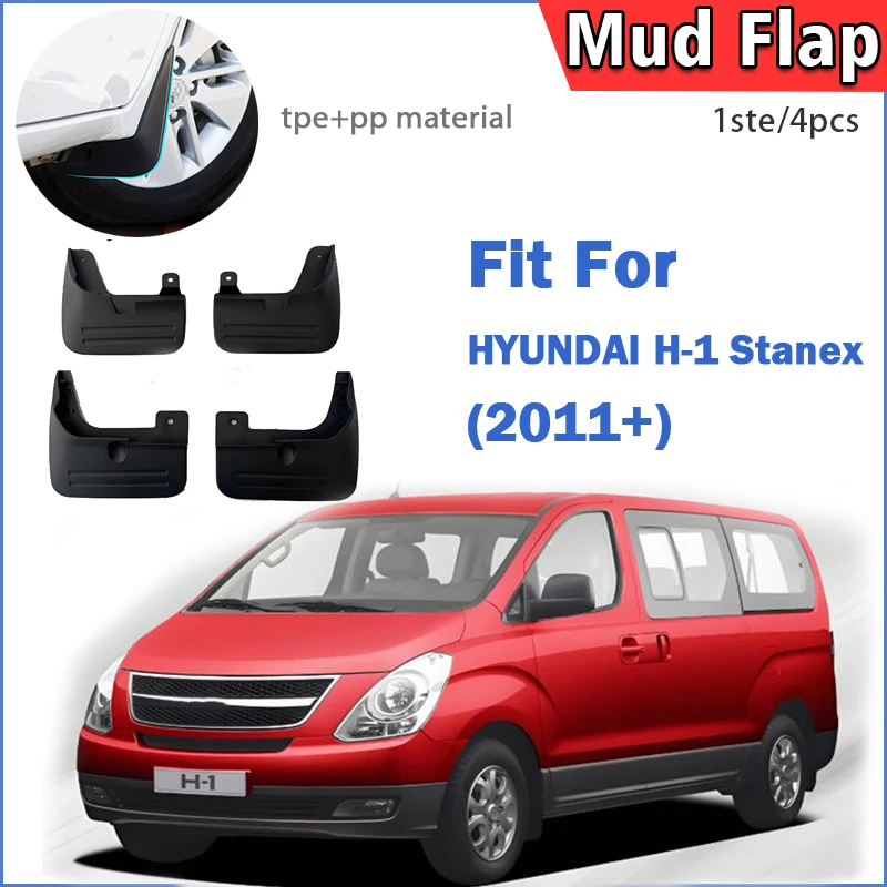 

FOR HYUNDAI H-1 STANEX Mud Flap Guards Splash Mudguard Fender Mudflaps Car Accessories Front Rear 4pcs 2011 2012 2013 2014 2015