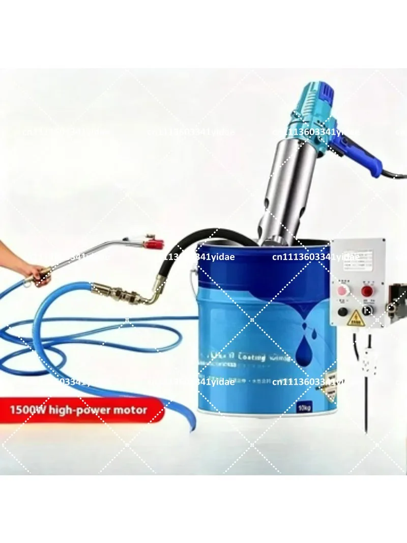 220V 1500W Portable Cement Grouting Machine Remote Control High Pressure Waterproof Spraying Tool