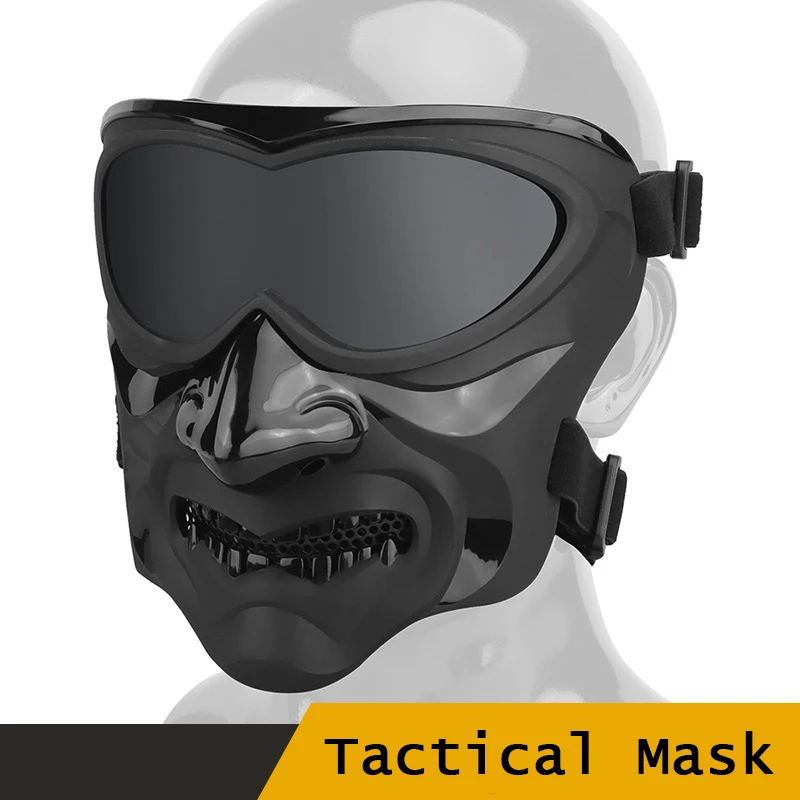 Masque de crâne de protection militaire pour la chasse, accessoires de paintball Cs, masques de l'armée, entraînement au tir pour hommes, DulAirsoft, visage complet