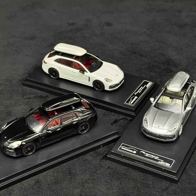 RM 1:64 Rhino Porsche Panamera Shooting Brake Hoge Detail Diecast Alloy Automodel Statisch Display Collectible Hobby Perfect Cadeau