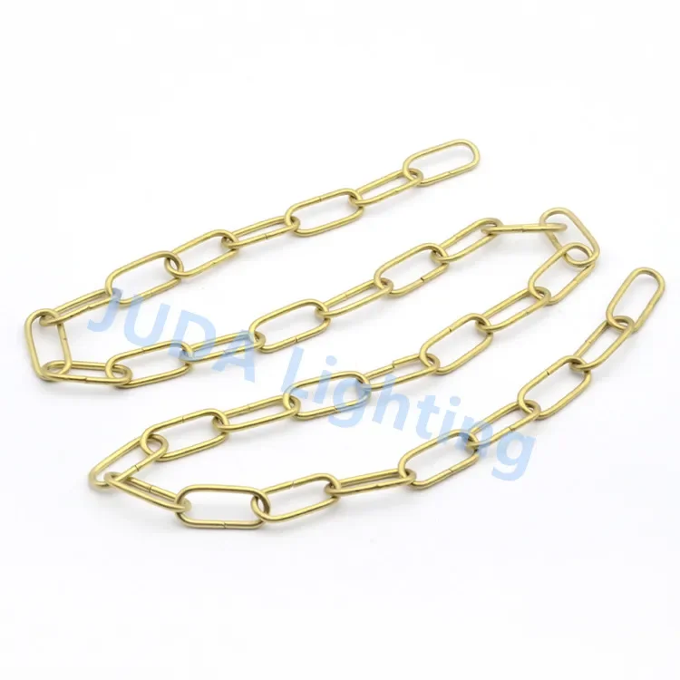 Pure copper chain 3 / 4 / 5 / 6 / 8mm Rust brass top chain for chandelier led crystal pendant lamp retro ceiling rose lamp base