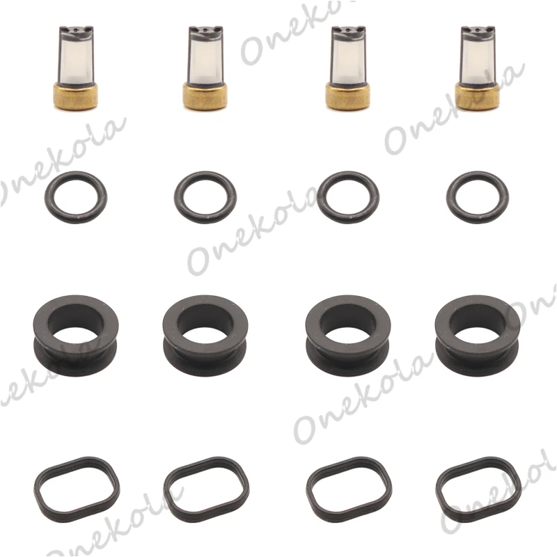 Fuel Injector repair kit Orings Filters for FJ415 For 94-97 for Toyota Celica 1.8L I4 Geo 23250-16160