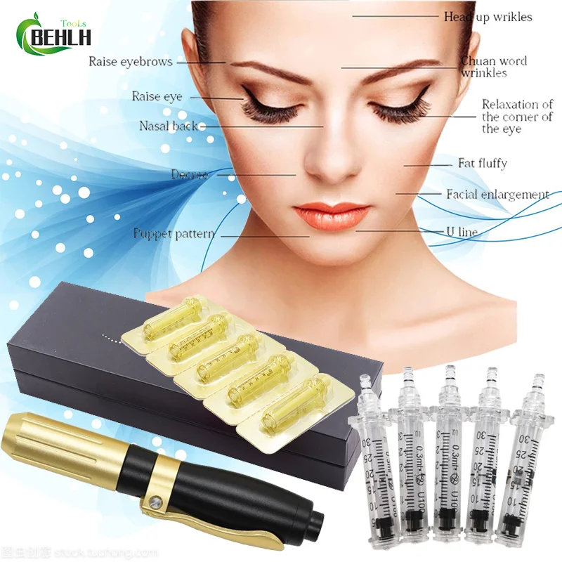 

Home Beauty Hyaluronic Acid Filling Tool Pen Ampoule Bottle Beauty Consumables Disposable Injection Tool