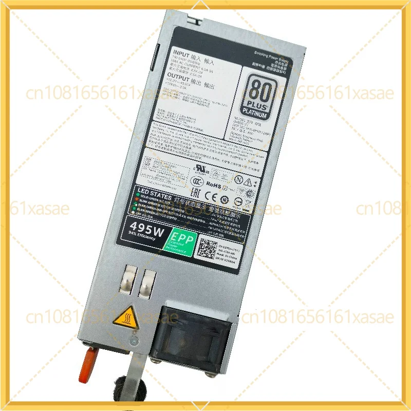 1100W 495W Server Redundant Power Supply Replacement 80 Plus Platinum EPP for Dell D495E-S1 021PR0