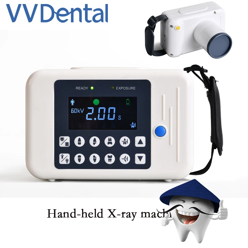 

VVDental Dental RX-ray Портативный рентгеновский рентгеновский датчик для полости рта в системе цифровой визуализации Ручной пленки Интраоральный фтор для полости рта