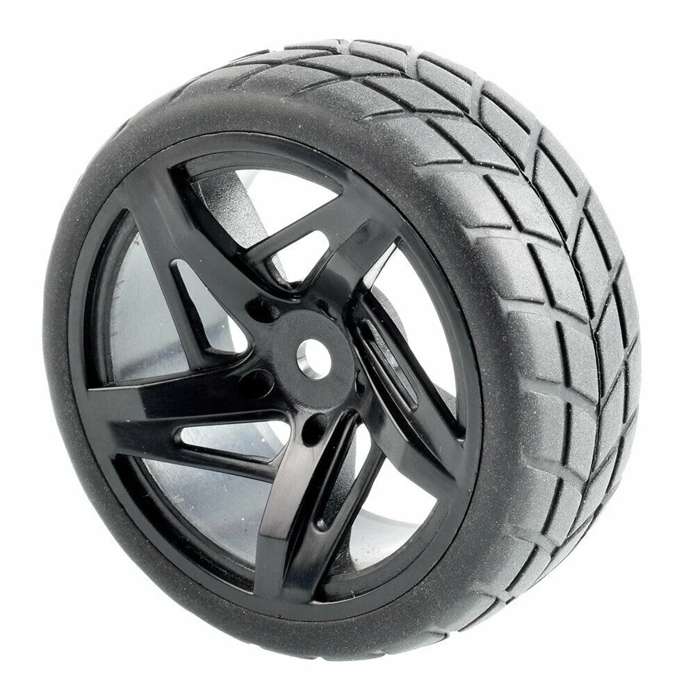 

RC Rim01-6083 Tires with Sponge & Wheel 4P For HSP HPI 1/10 1:10 On-Road Touring Car