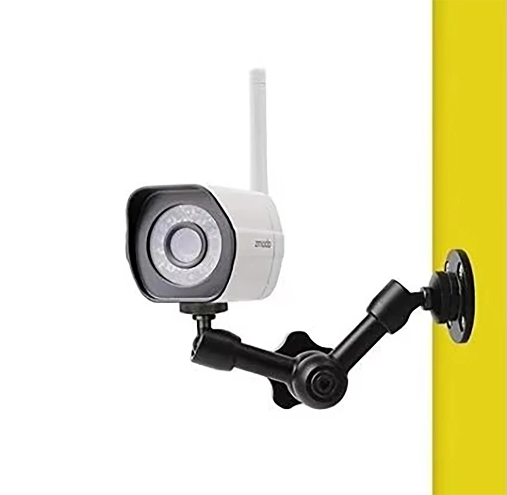 7'' inch Magic Arm Wall Mount Holder Stand Bracket for NetGear Arlo,Arlo pro,Arlo go Security Cameras, 1/4 to mount holder view 2