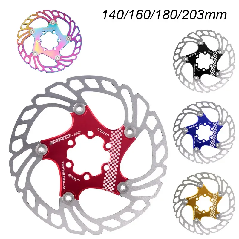 XT Mtb Brake Disc 140mm 160mm 180mm 203mm 6 Hole Disc Brake Rotor with Brake Disc Screw for Shimano Bicycle Hydraulic Disc Brake