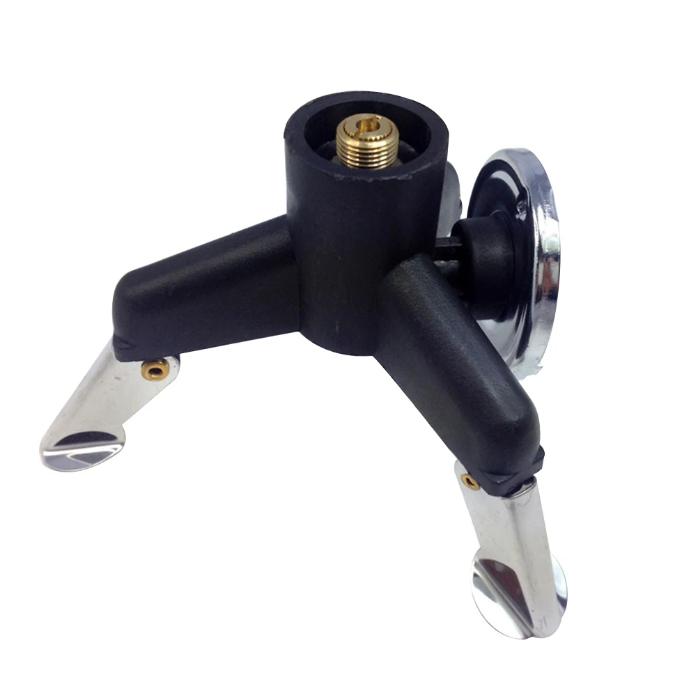

Pure Copper Core Bbq Burner Adapter Propane Tank Leakproof Strong Support Lightweight Portable Gas Connector Three Leg Metal
