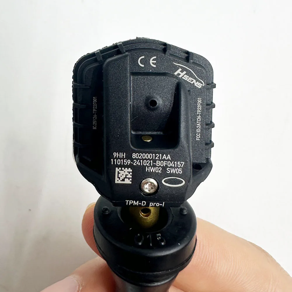 NEW 4PCS 802000121AA 802000126AA 433MHz TPMS Tire Pressure Monitoring Sensor For Chery Tiggo 3X / 8 Plus 2020-2024 High Quality