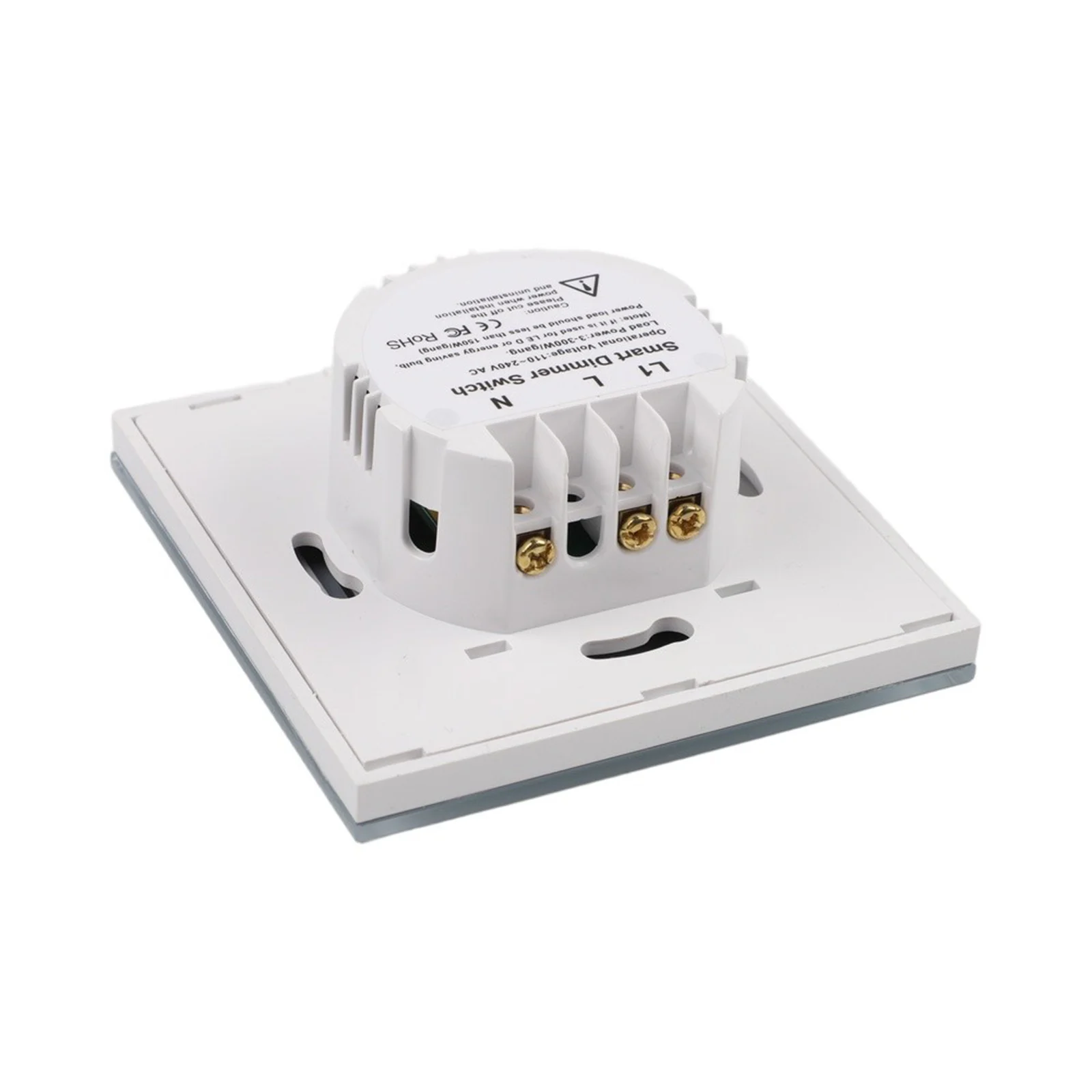 Wireless Touch Switch WiFi Smart Dimmer Switch Touchscreen Startup Stepless Dimming Control Energy Saving Features