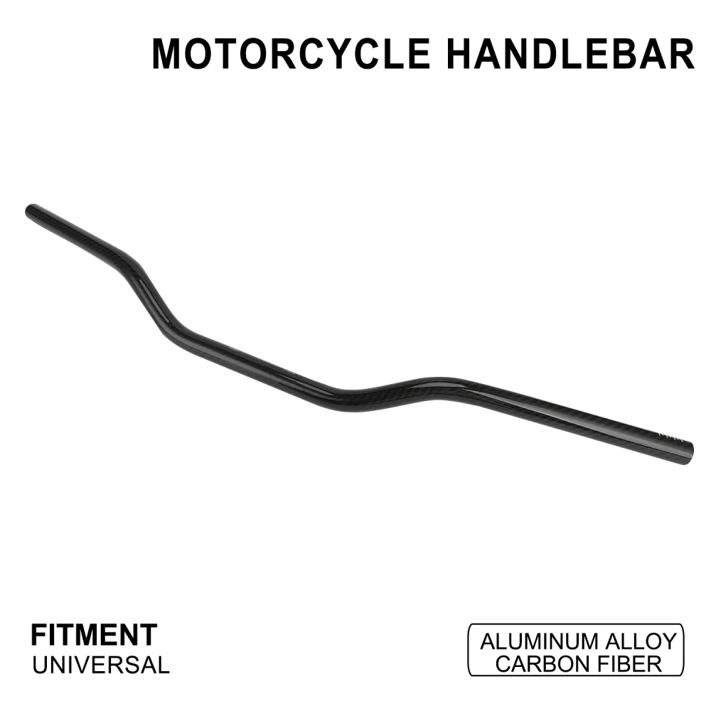 

Funparts Carbon Fiber 7/8" 22mm Fat Bar Handlebar Handle Bar For KTM Yamaha Honda Suzuki Kawasaki Kayo SX EXC KLX CRF Universal