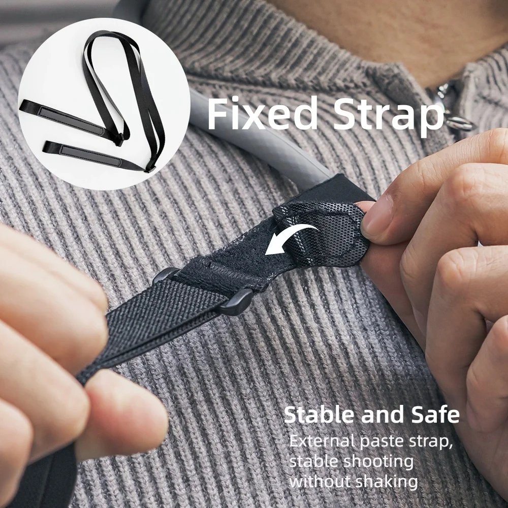 Sports Camera Neck Bracket Fixed Strap Anti Shake Rope Chest Fastening Bands for Gopro 13 12 11 Dji Insta360 Action Accessories