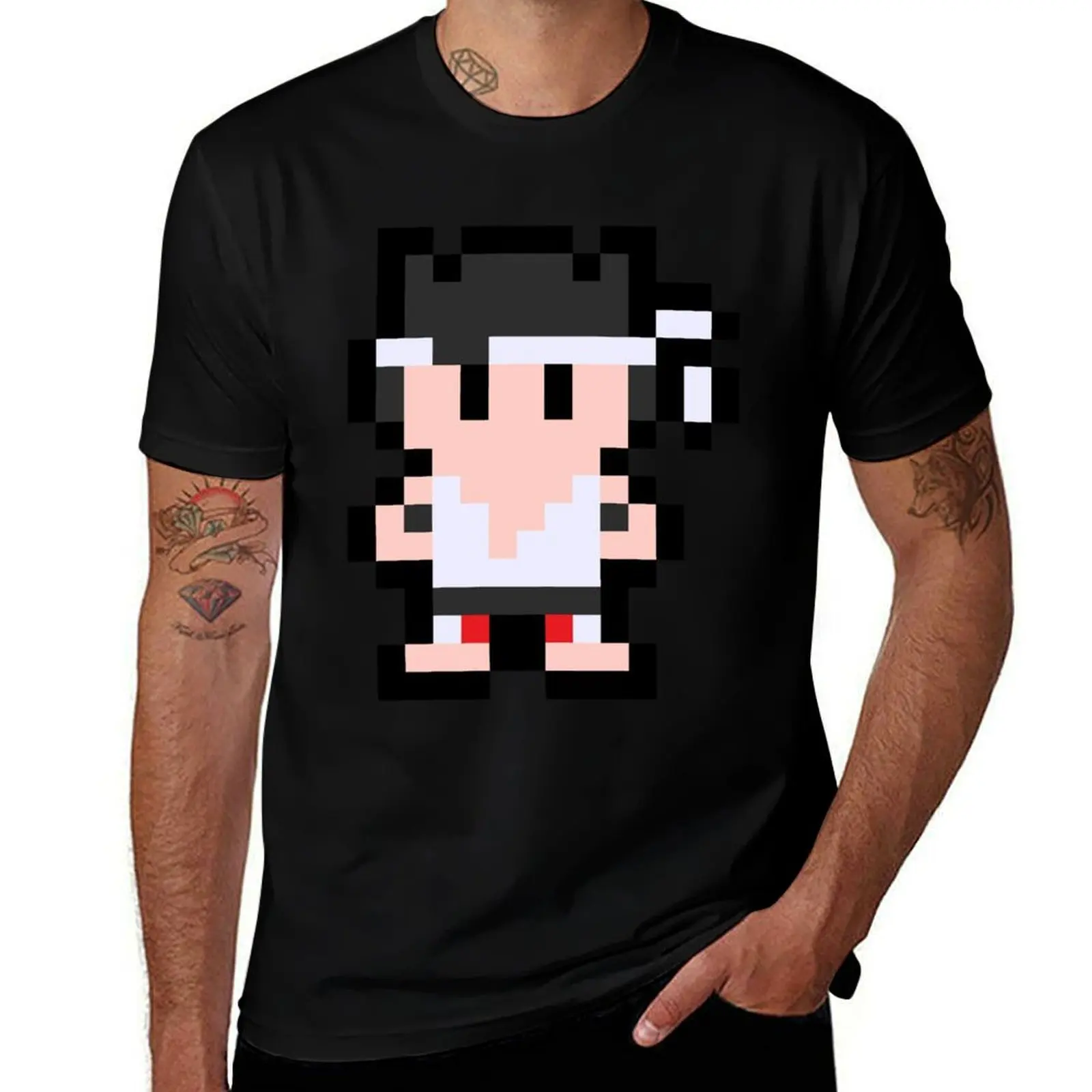 Pixel Akira Yuki T-Shirt Plus Size Loose Fit T-Shirt