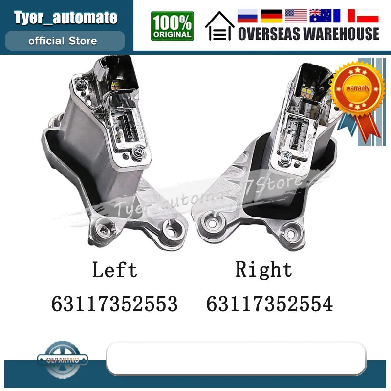 

For BWM 5' F07 GT LCI 5' F10 LCI 5' F11 LCI 5' F18 LCI 63117352553 63117352554 Left & Right LED Module for Turn Signal