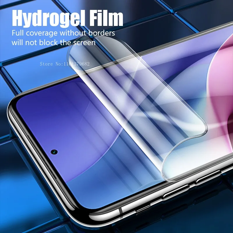 5Pcs Hydrogel Film For Xiaomi Redmi Note 12 10C 9C 9A  9T 11 10 9 Pro Plus 5G 11S 10S Screen Protector for Redmi Note 9 9S 8  8T