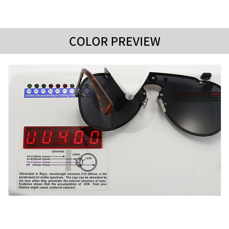 Luxury Brand Designer Oversized Pilot Sunglasses Men Women Fashion Vintage Metal Star Sun Glasses For Male Eyewear UV400 Shades