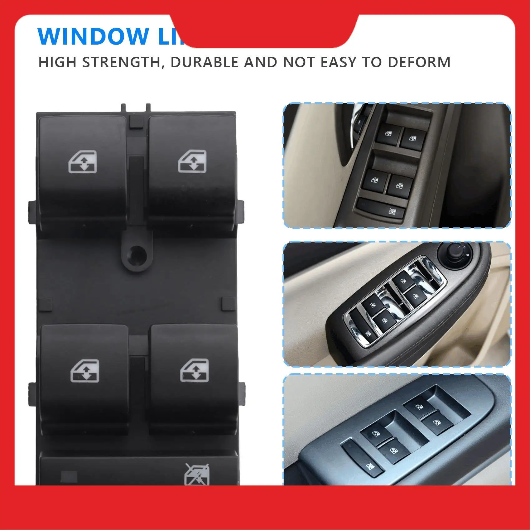 

Front Left Driver Side Power Window Lifter Control Switch 20917577 For Cruze 2015-2016