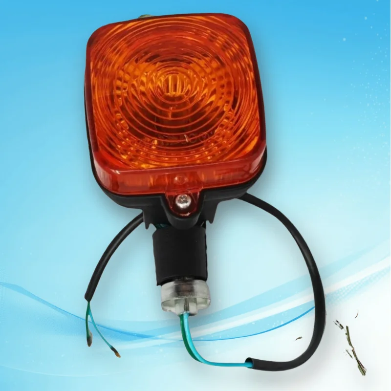 Indicadores de señales de giro universales ámbar de 12V para motocicleta Honda CG 125 150 125CC