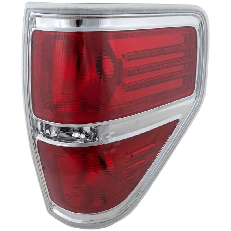 Car LED Tail Lamp Components For FORD F-150 2009 2010 2011 2012 2013 Electroplating Rear Brake Light-A02G