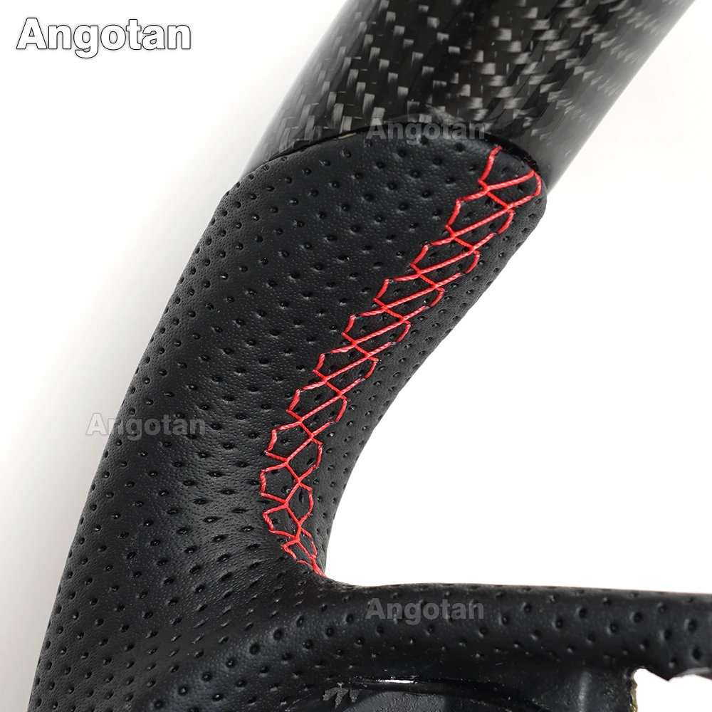 Volant LED en Fiber de carbone pour Toyota Camry 8e génération 2018 – 2023, Compatible avec Corolla/Lin/ Wildlander/ Avalon/ Rav4