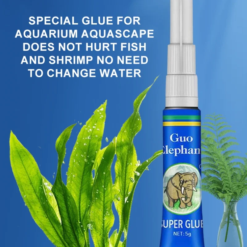 Aquarium Glue Instant Adhesive Multi-Purpose Aquarium Moss Glue for Plants And Cora Underwater Decorationls Instant Glue