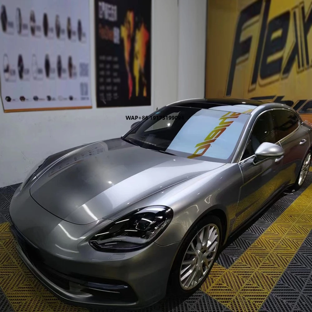 WRAPMASTER 1.52*17m Silver Self Healing TPU PPF Car Film Auto Paint Protection Film
