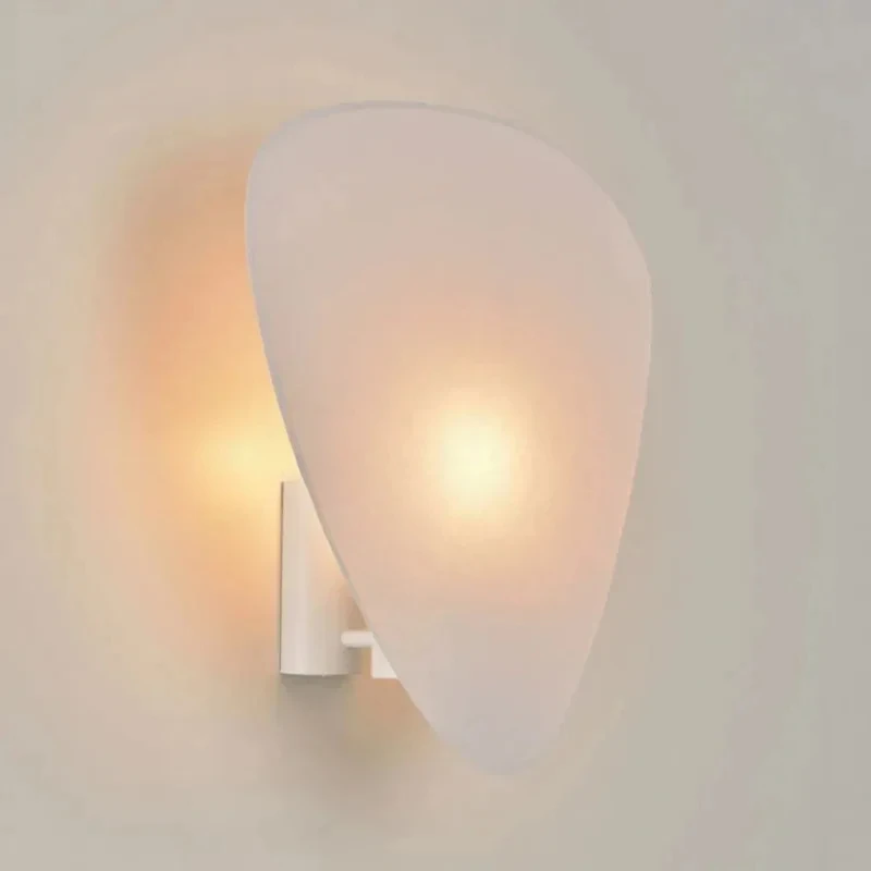 الفرنسية مصمم الأبيض النسيج شاشة الثريا المطبخ جزيرة غرفة المعيشة غرفة نوم ورقة شبكة مصباح ديكور المنزل تعليق الإضاءة #4