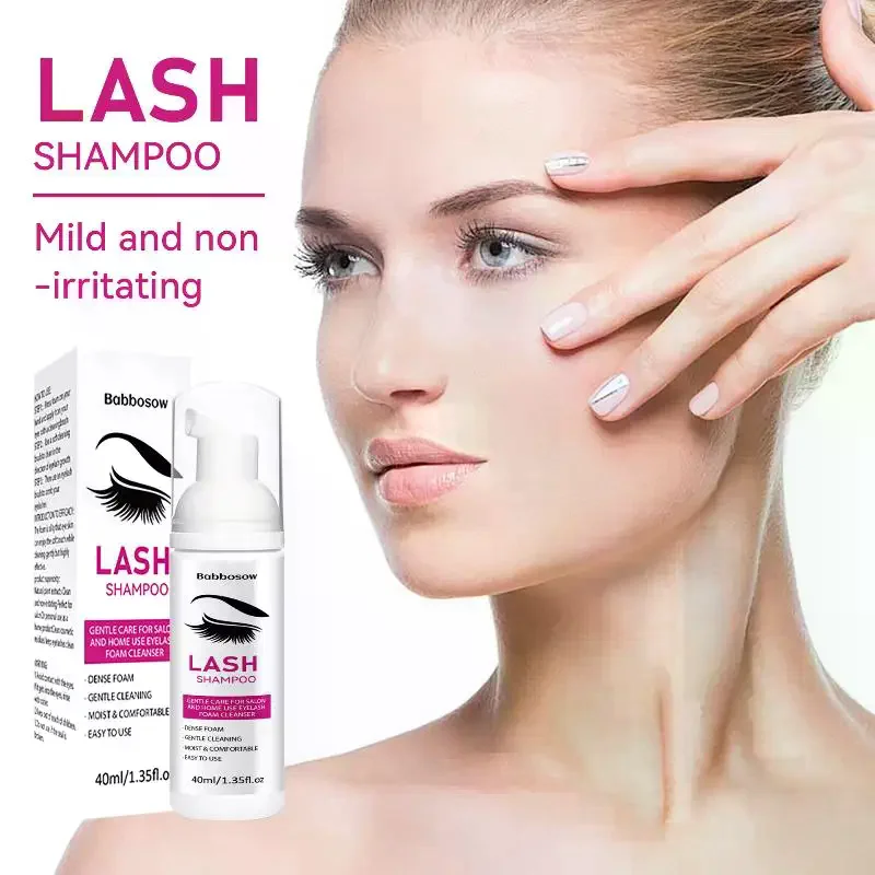 40ml Eyelash Extension Shampoo - Eyelash Extension Foam Cleanser 评论和价格