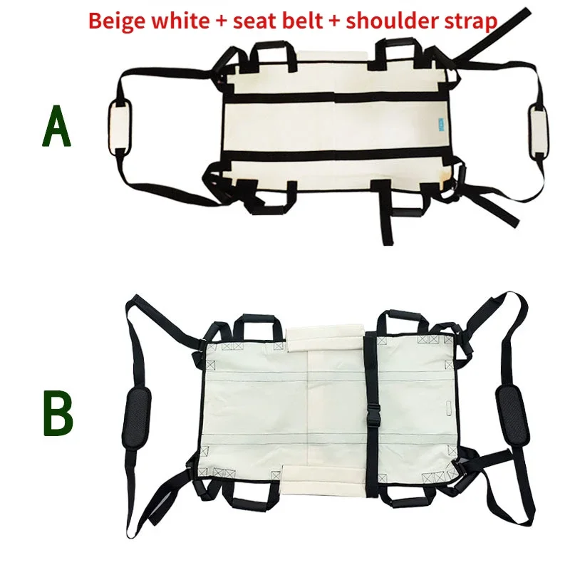 

Disabled Paralyzed Elderly Shifting Belt Wheelchair Transport Pad Nursing Supplies Medical Adjustable Patients Transfer Sling