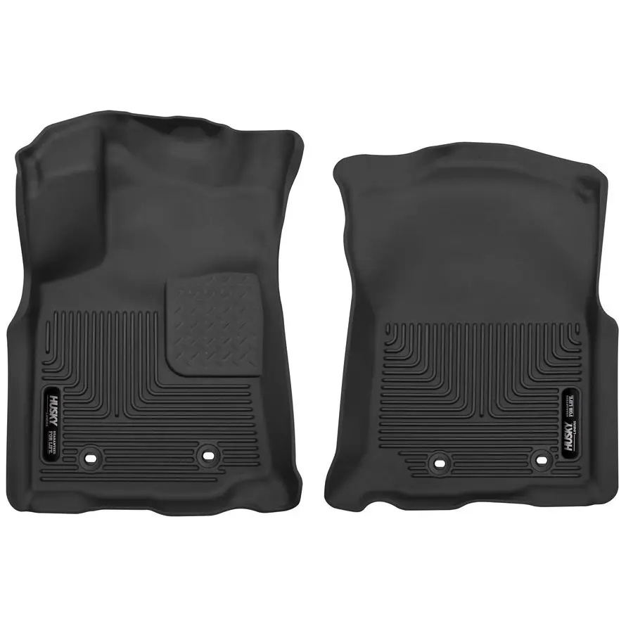 

Xact Contour Floor Mats Fits 2018 2023 Toyota Tacoma, Double amp Access Cab w Auto Trans Front Row, 2pc Black 53751