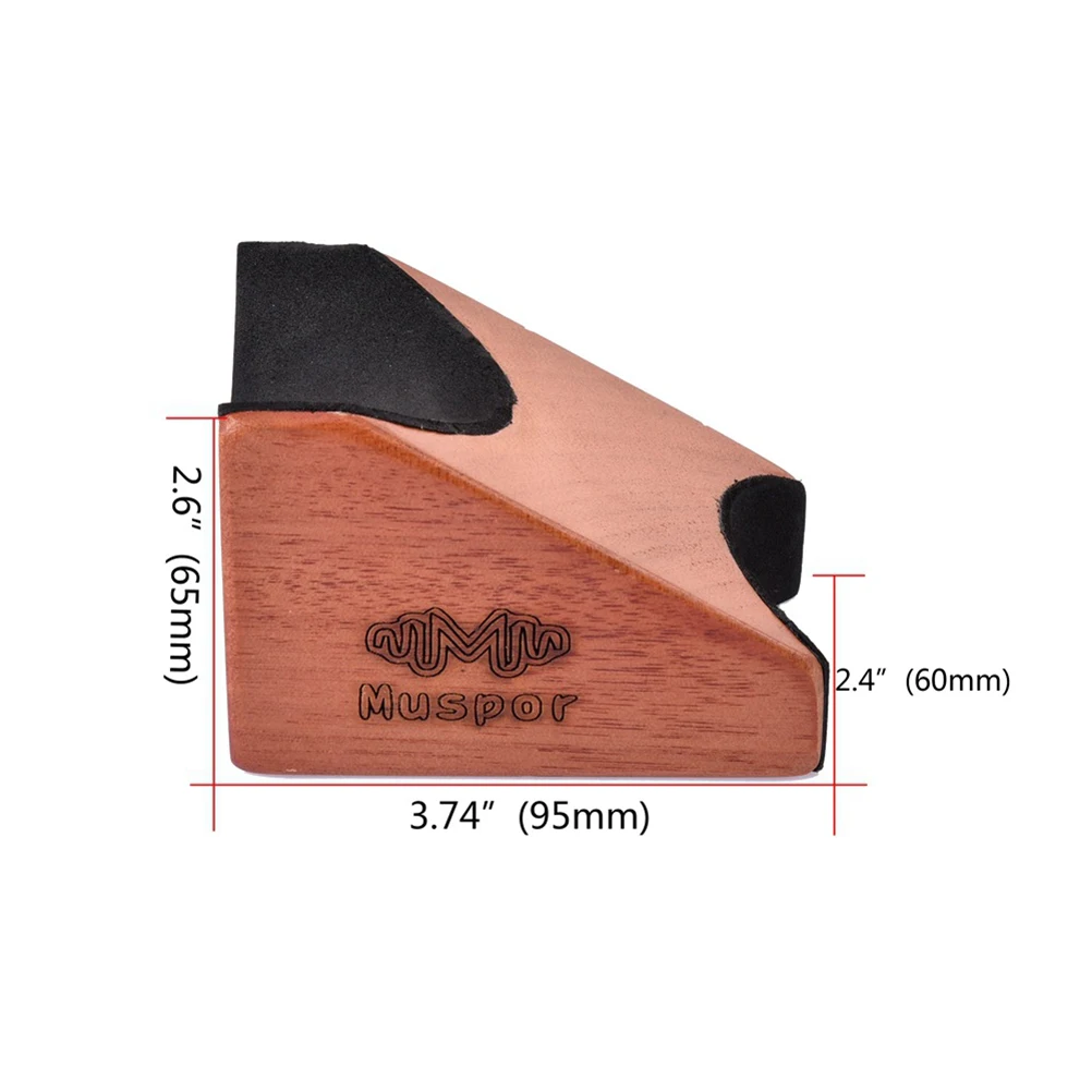 

Wooden Guitar Neck Bracket Miss Pillow Electric Bamboo Instrument Support Display Stand
