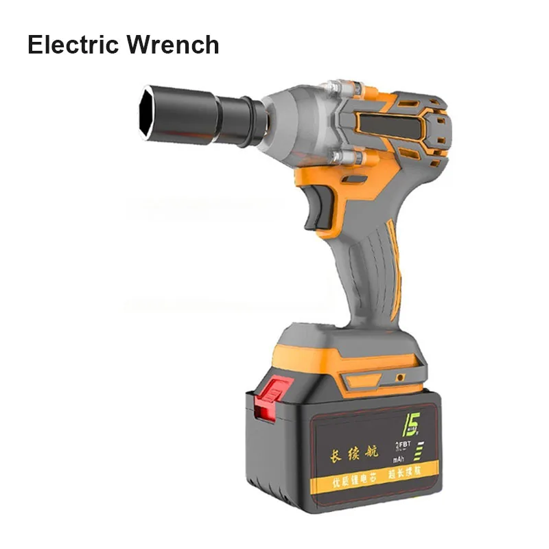 

Brushless Electric Impact Wrench 980N.m Portable Cordless Lithium Battery Charging Car Repair Power Tools