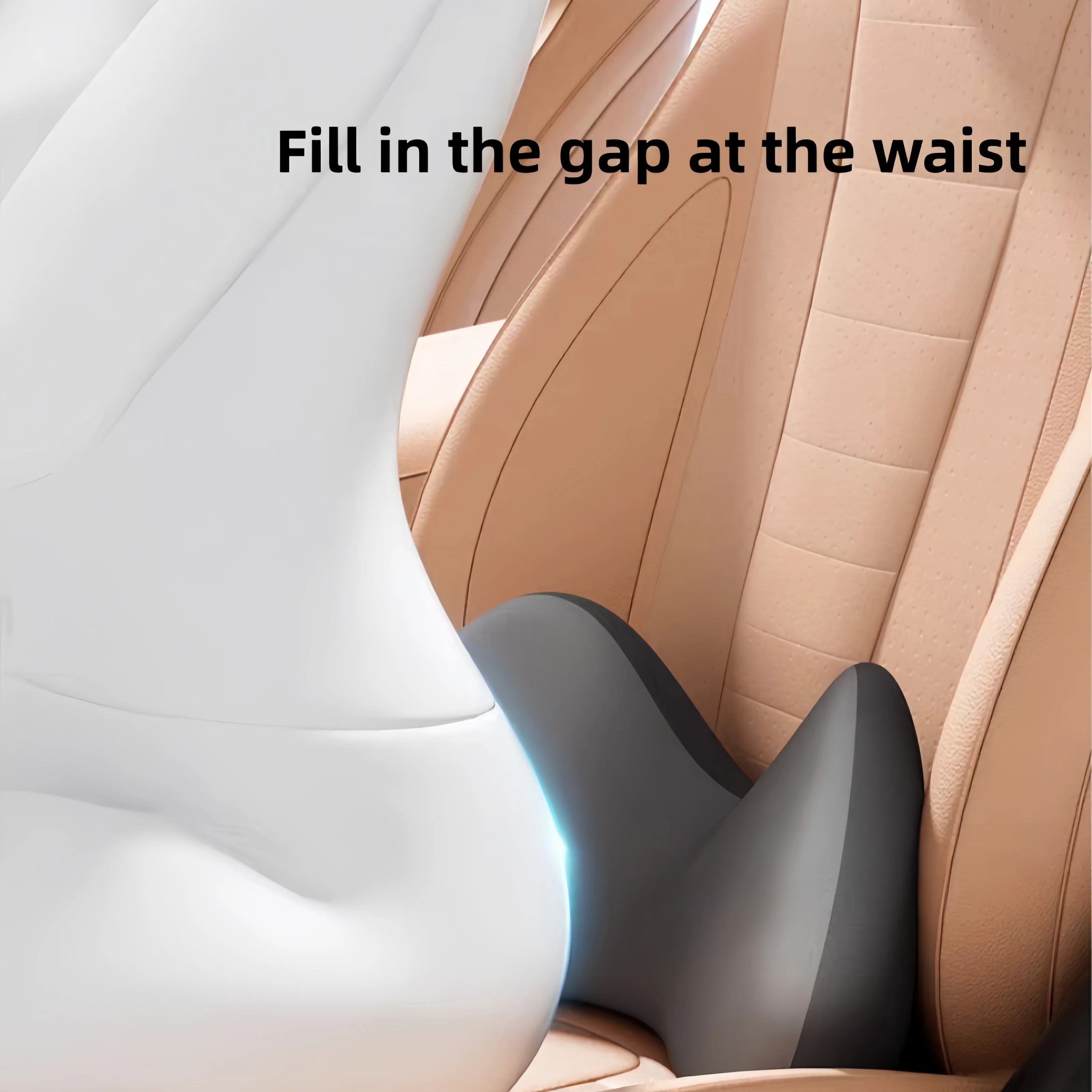 Versatile Spinal Support Lumbar Pillow for Cars Home And Office Thin Waist Cushion Driver Long Distance Driving Seat Backrest