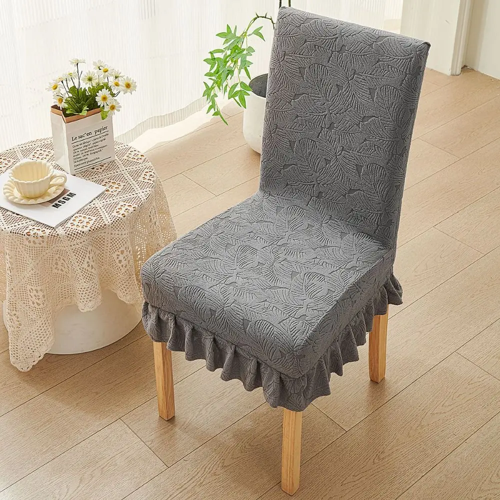 

1Pcs Thickened Universal Chair Cover Soft Elastic Removable Stool Slipcover Jacquard Anti-dirty Seat Cover for Home Kitchen