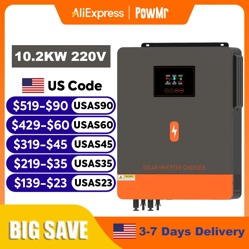 Powmr 10.2KW Hybrid…
