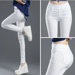 High quality pencil pants capris women summer style high waist elastic skinny pants female trousers woman pantalon femme