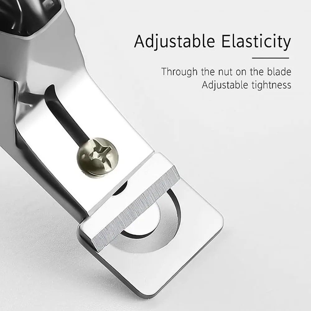 Coupe-ongles en acier inoxydable, 1 pièce, en acrylique, ciseaux à ongles, pince à cuticules, outils de coupe pour le soin des ongles