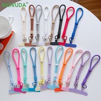 Universal Adjustable Mobile Phone Wrist Strap Lanyard Short with Self-locking Anti-drop Design Durable Polyester INS Phone Strap