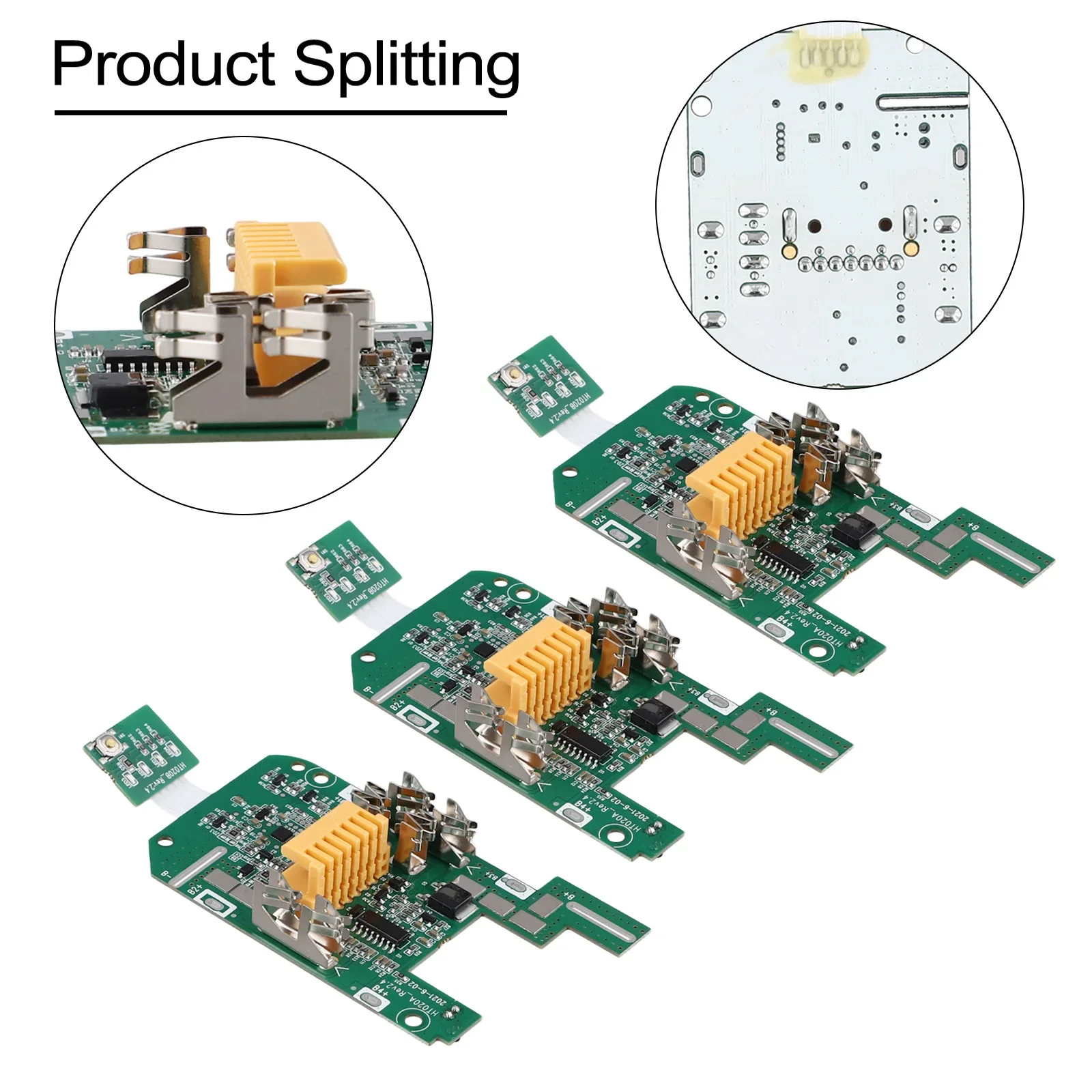 

3PCS Battery Safety Circuit Boards Designed for BL1815 BL1830 and BL1860 Packs with Efficient Voltage Management