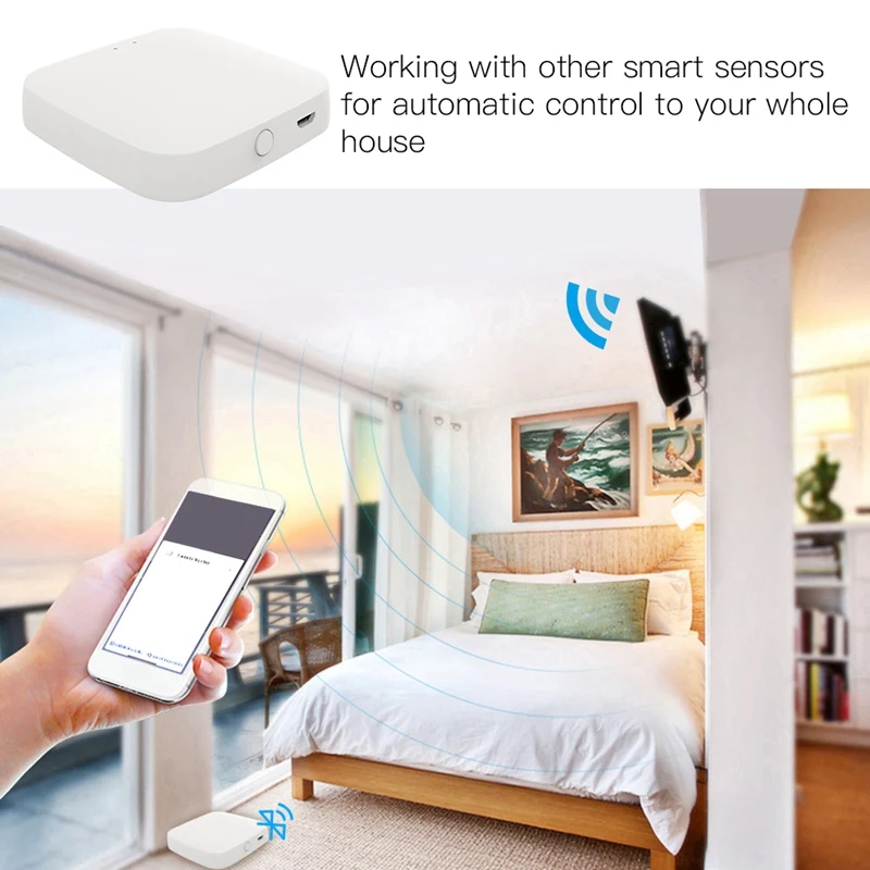 Hub de enlace con Bluetooth, dispositivo que funciona con la aplicación Smart Life, Control remoto